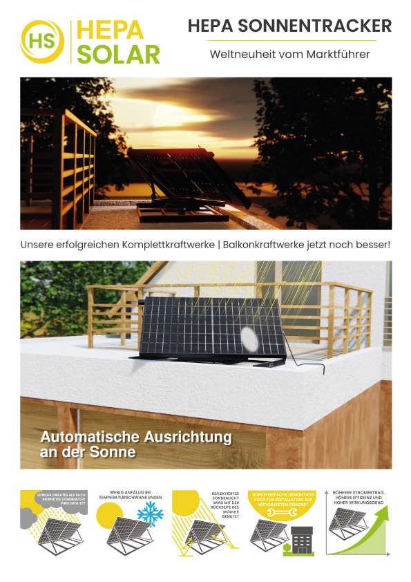 HEPA SUNSEEKER PRO 400 - Sonnentracker